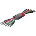 Stagg 60cm/2ft Stereo 1/4 Jack to Stereo 1/4 Jack Cables 6 Pack