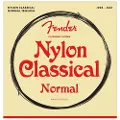 Fender 100 Classical Nylon Clear Silver Tie End Strenger 28-43