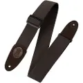Levys Leathers MSSC8-BRN 2" Cotton Guitar Guitar Strap Brown