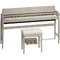 Roland Kiyola KF-10 Digitalt Piano med Krakk Ren Hvit