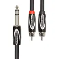 Roland 1/4 TRS - Dobbel RCA Kabel for Sammenkobling 10 fot/3 m