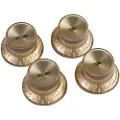 Gibson Top Hat-knotter for Elektrisk Gitar Gull med Gull Innlegg