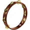 Meinl Percussion Tambourine Brass Jingles African Brown TA1BAB