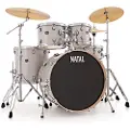 Natal Arcadia Poplar 5-dels Trommesett Hardware & Cymbaler White Sparkle