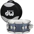 DW Drums DW Design Series 14" x 6" Snare Drum Blue Slate & Case
