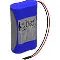Ansmann 1S2P Batteripakke Celletal: 2 Batteristørrelse: 18650 Kabel Litium 3.6 V 7000 mAh