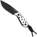 Kizer Cutlery Buddy Nitro-V kniv, Black & White G-10, Black PVD