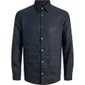 Jack & Jones Loui Linen Skjorte Med Lange Ermer