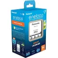 Eneloop BQ-CC87 SmartPlus USB-batterilader med powerbank-funksjon - 4x AAA/AA
