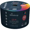 MediaRange - 50 x CD-R - 700 MB (80 min) 52x - hvit - blekkstråleskrivbar overflate - spindel