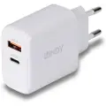 Lindy 65w Usb-a-og Usb-c-vegglader