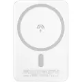 Dudao Powerbank 5000 mAh med MagSafe og trådløs lading - Hvit