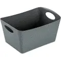 Koziol Boxxx M, Lager kurv, Grå, Rektangulær, Cellulose, Plast, Monokromatisk, Innendørs