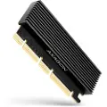 Axagon PCEM2-XS intern PCIe x16-adapter, M.2 NVMe, kjøler