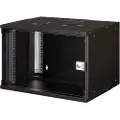 Digitus SOHO PRO Series - Rack skap - veggmonterbar - RAL 9005, svart - 7U - 19