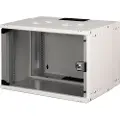 Digitus SOHO PRO Series - Skap - 540x400 mm (WxD) - veggmonterbar - RAL 7035, lysegrå - 7U - 19