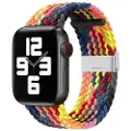 Mtp Products Apple Watch Series Ultra 3/2/Ultra/11/10/9/8/SE 3/(2022)/7/SE/6/5/4/3/2/1 Strikket Klokkereim - 49mm/46mm/45mm/44mm/42mm - Fargerik