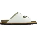 Genuins for woman. G104865 Galia Leather Sandals white (37), Flat, None, Casual