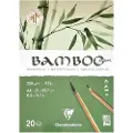 Clairefontaine Akvarel Papir 100% Bamboo Paper 20 ark A4, 250gram, Toplimet, kraftig papbagside