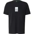 Boss green for man. 50545869 Photoprint T-shirt black (L), Casual, Cotton, Short sleeve