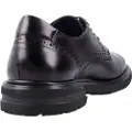 Fluchos for man. F0630_SIER_NEGR Belgian leather shoes F0630 black (42), Laces, Casual
