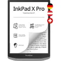 Pocketbook InkPad X Pro - eBook-leser - Android 8.1 (Oreo) - 32 GB - 10.3 monokrom E Ink Mobius (1872 x 1404) - berøringsskjerm - Bluetooth, Wi-Fi, Wi-Fi - disgrå