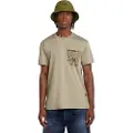 G-Star Shadow Woven Camo Pocket Kortarmet T-skjorte