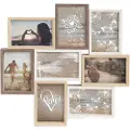 Nielsen Design Collage Mixed Colors 8 15x10 Cm Wood Photo Fotoramme
