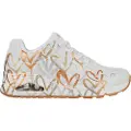 SKECHERS for woman. 155523 Sneakers Uno Goldcrown - Metallic love white, metallic (37), 3 to 5 cm, Laces, Casual