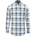 Fynch&Hatton Colorful Combi Checks Kortarmet Skjorte