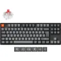 Keychron K8 MAX QMK/VIA Wireless Tri-Mode - Super Red - Gamingtastatur - Uten numpad - Nordisk - Svart