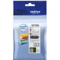 Brother LC 3219XL Value Pack (Yellow Black Magenta Cyan) - Blekkpatron Blå