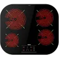 Teka Total Tcc 64310 Keramisk Topp 60 Cm 4 Brennere