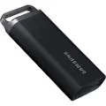 Samsung T5 Evo MU-PH4T0S - SSD - kryptert - 4 TB - ekstern (bærbar) - USB 3.2 Gen 1 (USB-C kontakt) - 256-bit AES - svart