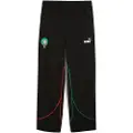 Puma Morocco ftblStatement Track Pants, Sport, Black/Red/Archive Green, 3XL