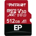 Patriot Memory Ep Pro Microsdxc 1tb 90/80 Mb/s A1 V30 U3 Class10 Sd-kort