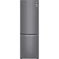 LG GBP31DSLZN - Kjøleskap/fryser - bunnfryser - bredde: 59.5 cm - dybde: 68.2 cm - høyde: 186 cm - 341 liter - Klasse E - grafitt