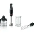 Bosch Serie 4 MSM4B621, Stav Mikser, 0,6 l, Isknusing, 1,4 m, 1000 W, Antrasitt, Gjennomsiktig