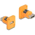 DeLOCK - USB-adapter (hunn) D-Type til USB (hunn) D-Type - up to 480 Mbps - oransje