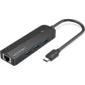 Vention Usb C Tgpbb/3xusb/1xrj45/1xmicro B Pd/ Dokkingstasjon