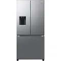 Samsung RF50C530ES9 - Kjøleskap/fryser - fransk dør underfryser med vannautomat - Wi-Fi - bredde: 81.7 cm - dybde: 71.5 cm - høyde: 177.6 cm - 495 liter - Klasse E - foredlet inox
