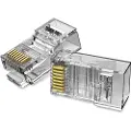 Vention Modular Plug RJ45 Cat.5E UTP IDBR0-100, gjennomsiktig, 100 stk