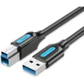 Vention USB 3.0 A til B utskriftskabel COOBI 2A 3 m svart PVC