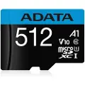 ADATA Premier MicroSD/SD - 100MB/s - 512GB