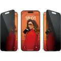 PanzerGlass Privacy Screen Protector iPhone 15 Pro | Ultra-Wide Fit w. EasyAligner