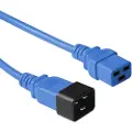 Microconnect - Strømkabel - IEC 60320 C20 til IEC 60320 C19 - 90 cm - blå