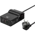 Ewent Usb A C Multippel Ladestasjon 65w