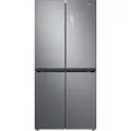 Samsung RF48A400EM9, Frittstående, Fransk Dør, Rustfritt stål, LED, Berøringskontroll, På dør