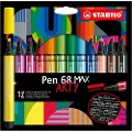 Stabilo Pen 68 Max Arty Tusjpenn 12 Enheter