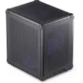 Jonsbo C6 - Tower - micro ATX - ingen strømforsyning (ATX) - svart - USB/lyd